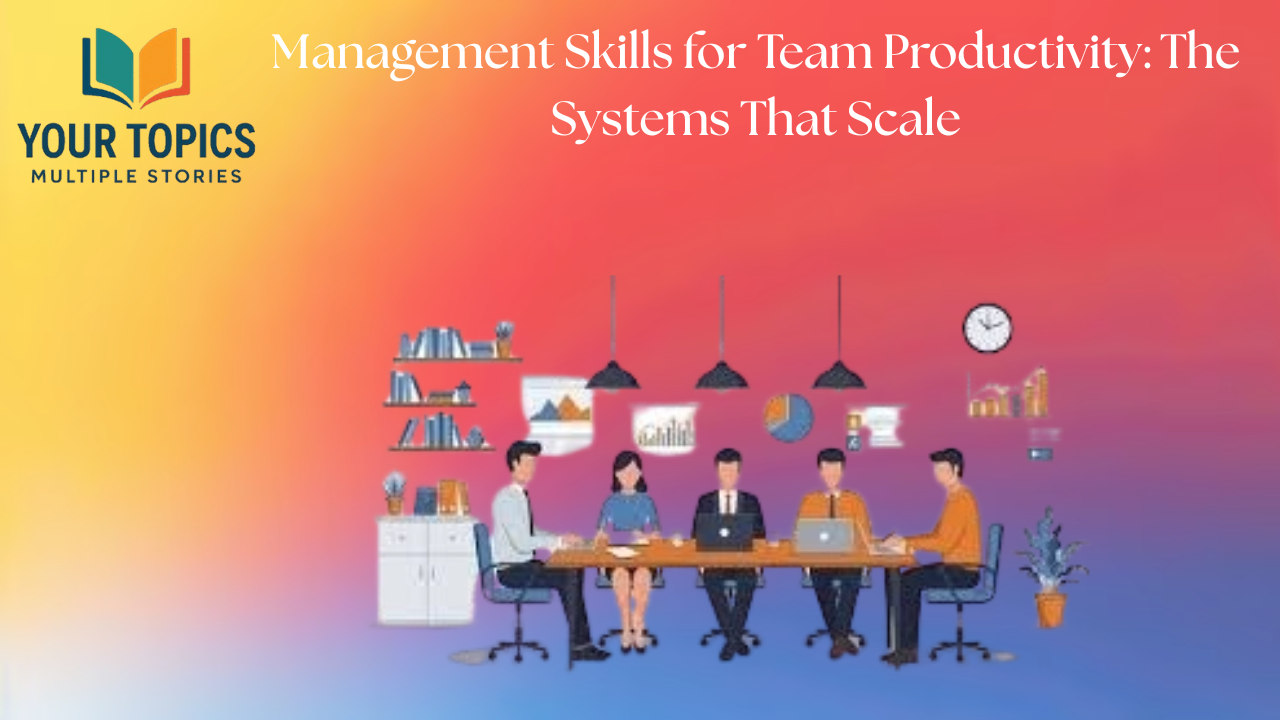Management Skills for Team Productivity: The Systems That Scale