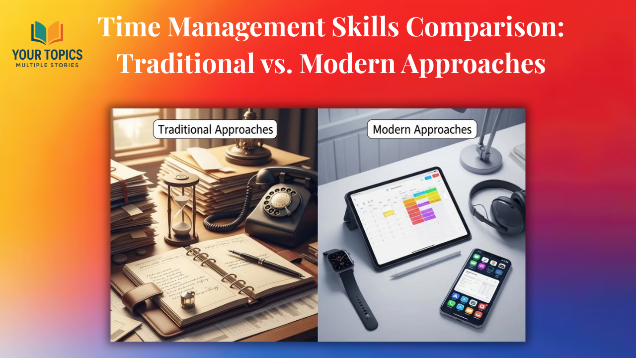 Time Management Skills Comparison: Traditional vs. Modern Approaches