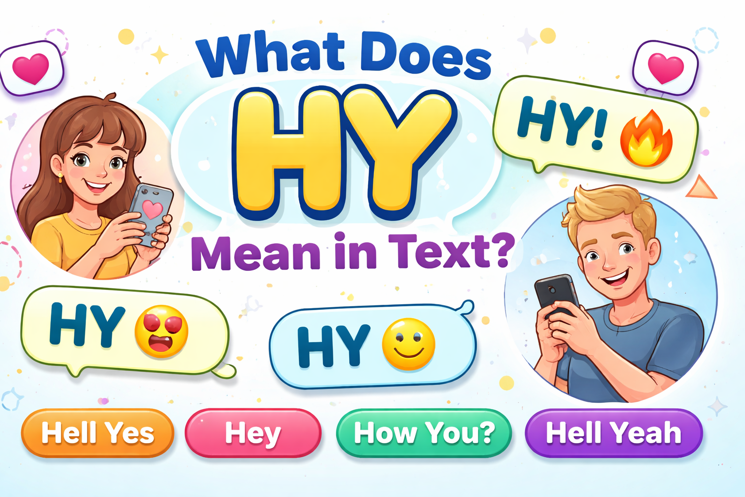 what does hy mean in text